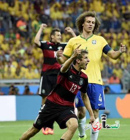 فيديو: اهداف الماكنات الالمانية وهي تسحق البرازيل بسباعية ويتأهل الى نهائي البطولة